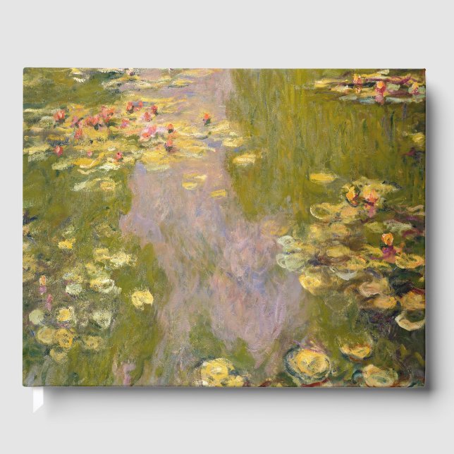 Water Lilies 1919 Claude Monet Gästböcker (Framsida)