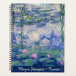  Water Lilies by Monet | Custom Text