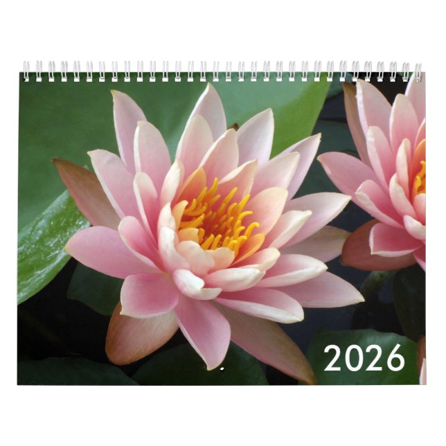 Water Lilies Calendar 2026 Kalender (Omslag)