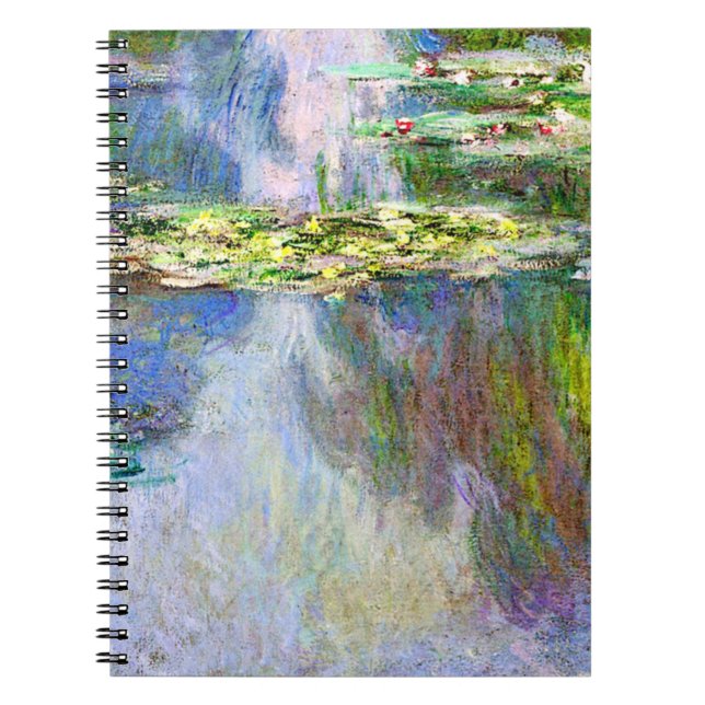 Water-Lilies, famous painting, Anteckningsbok (Framsidan)