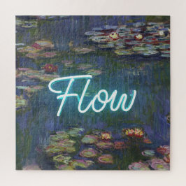 Water Lilies Remix – Neon “FLOW” Wall Art & Gifts Pussel