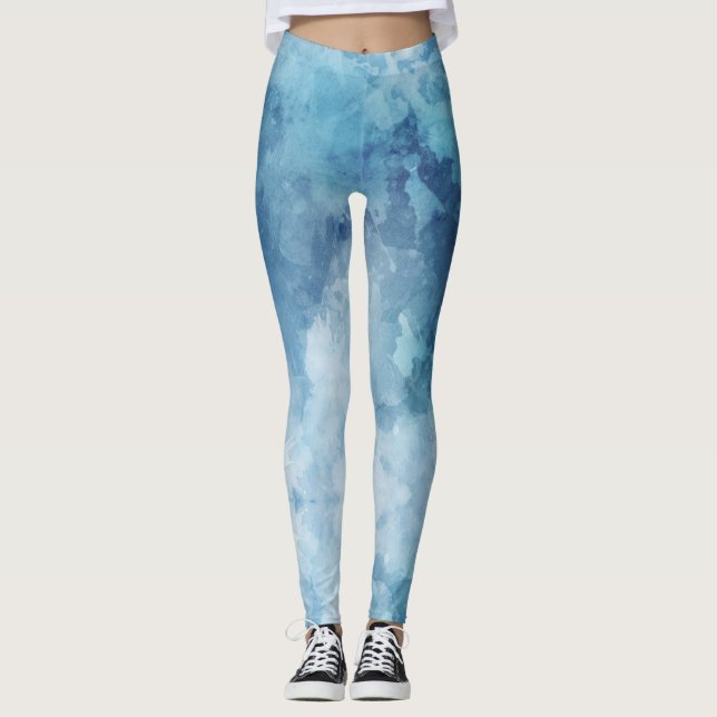 Water Love - Power Yoga Leggings (Framsida)