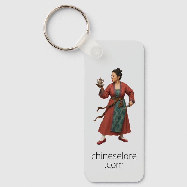 Water Margin Keychain: Sun Erniang Nyckelring (Framsida)