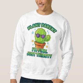 Water Me Please – Cactus Plant Tee Lång Ärmad Tröja