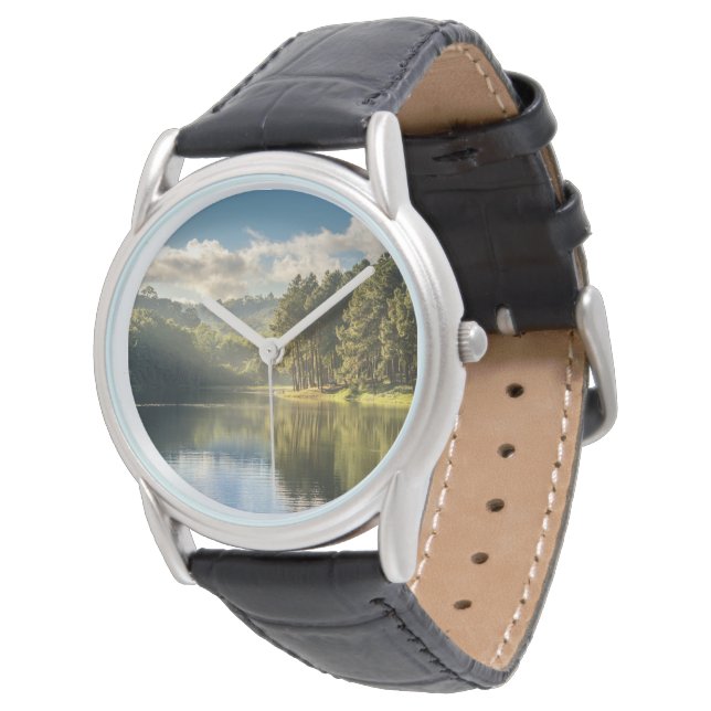 Water | Pang Oung Lake & Pine Forest Thailand Armbandsur (Vinklad)