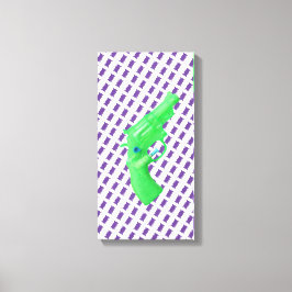 Water pistol toy Wasserpistole Spielzeug photo art Canvastryck