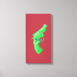 Water pistol toy Wasserpistole Spielzeug photoart Canvastryck