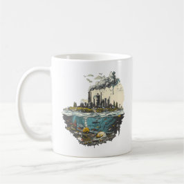 Water Pollution,Industrial Pollution Kaffemugg