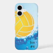Water Polo iPhone Case – Custom Name 