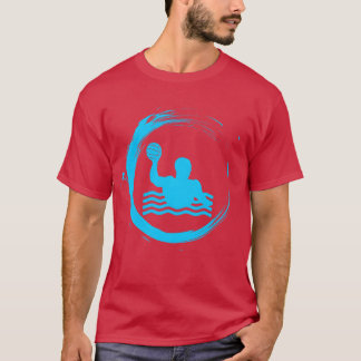 water polo sport water sports friend retro t shirt