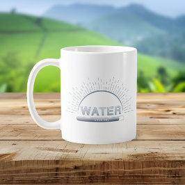 Water Reminder Good Day Blue Mug Kaffemugg
