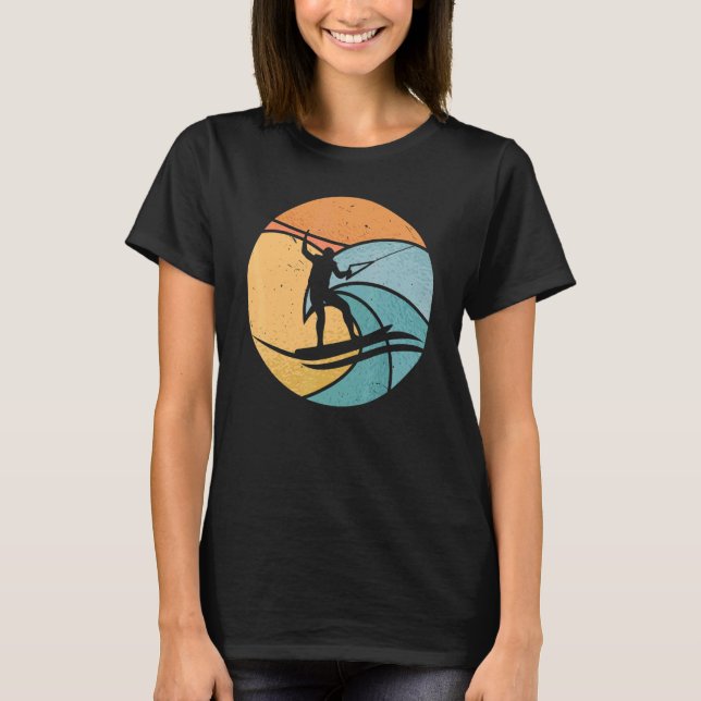 Water Ski Water Sport Waterskiing Water Skiing T Shirt (Framsida)