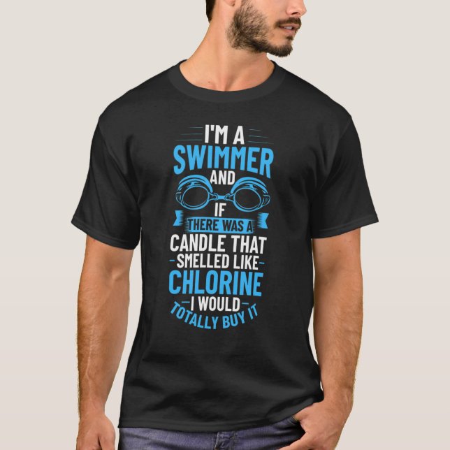 Water Sport Swimming Coach Swimmer Quote Swim Trai T Shirt (Framsida)