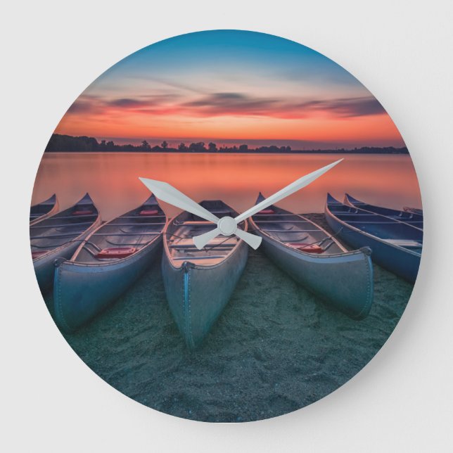 Water | St. Louis Missouri Bay Stor Klocka (Framsida)