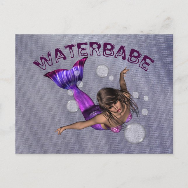 Waterbabe Vykort (Framsida)