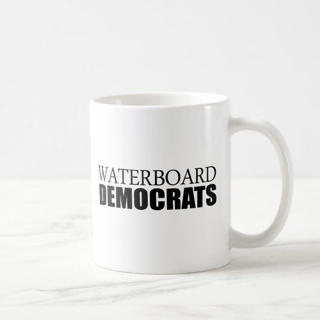 Waterboard demokrater kaffemugg (Höger)