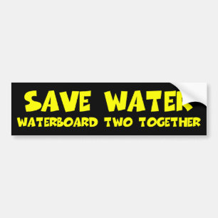 Waterboarding anti Obama anti liberaler Bildekal