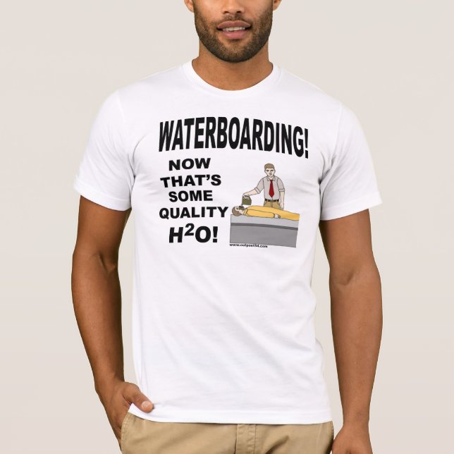 Waterboarding! Tee Shirt (Framsida)