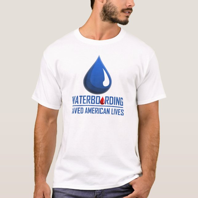 Waterboarding Tee Shirt (Framsida)