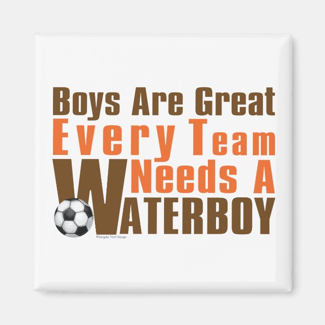 Waterboy Soccer Magnet (Framsidan)