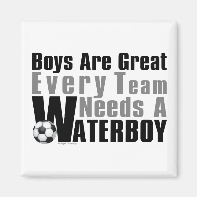 Waterboy Soccer Magnet (Framsidan)