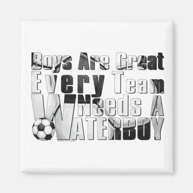 Waterboy Soccer Magnet (Framsidan)