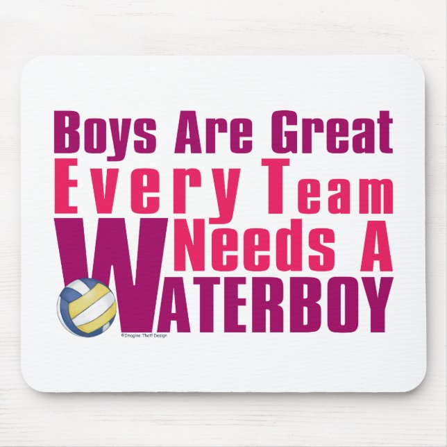 Waterboy Volleyball i Rosa Musmatta (Framsidan)