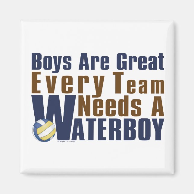 Waterboy Vollyball i Blue Magnet (Framsidan)
