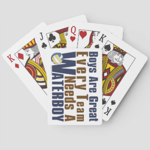 Waterboy Vollyball i Blue Spelkort