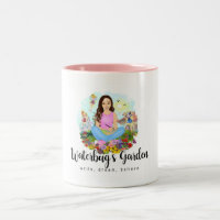 Waterbucks Garden Mugg-Skriva, Dream, Tro