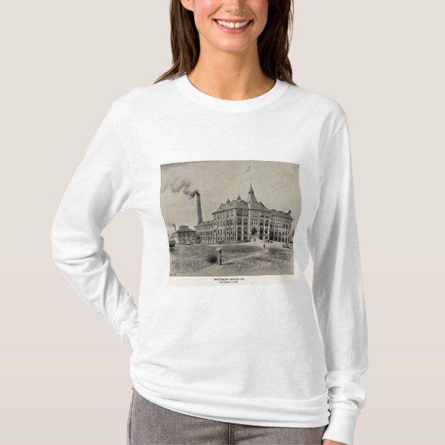 Waterbury klocka Co T Shirt (Framsida)