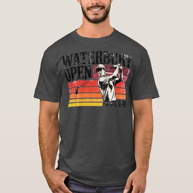 Waterbury Open Lycklig Gilmore Inspired Retro Stil T Shirt (Framsida)