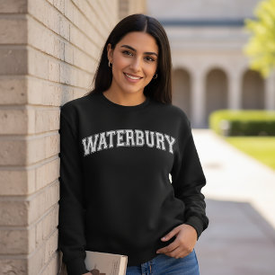 WATERBURY Tröja i universitetsstil America College Lång Ärmad Tröja