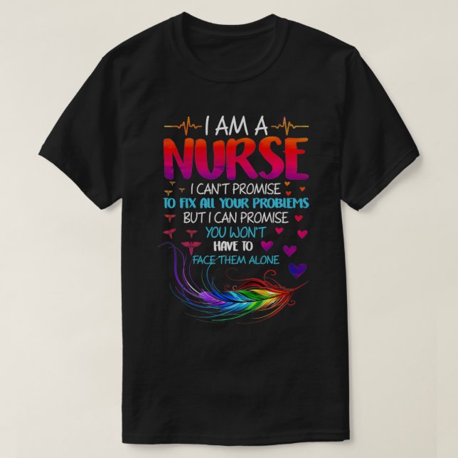 Watercol Nurse Life Nursing Clinical Funny Birthda T Shirt (Design framsida)