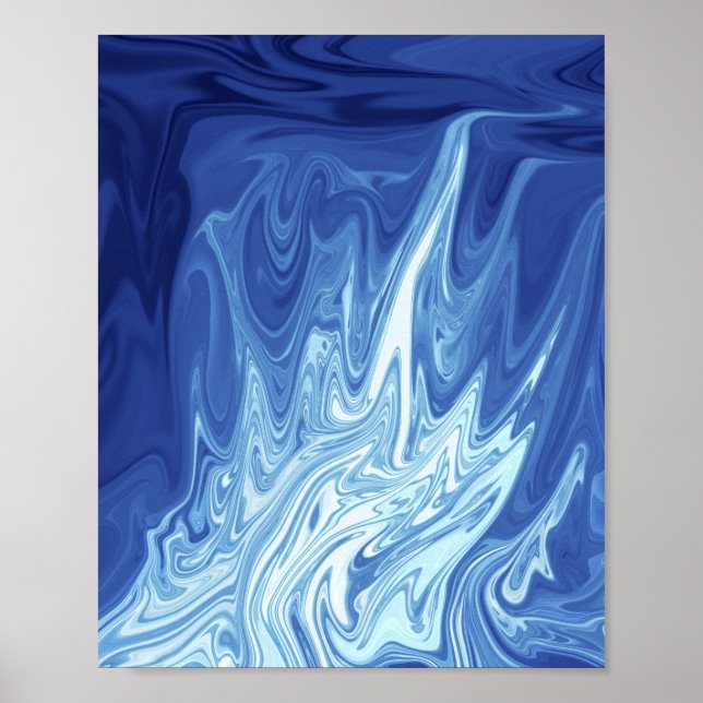 Watercolor abstract pattern poster (Framsidan)