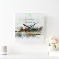 Watercolor Abstrakt Rumi Quote Gift