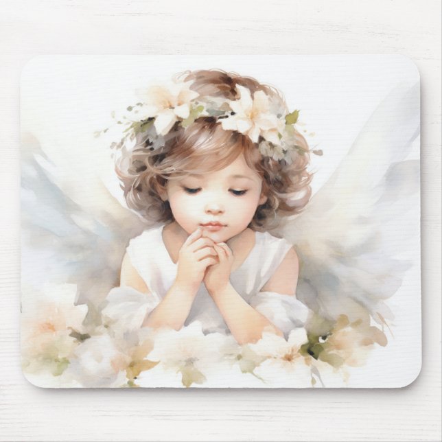 Watercolor Angel Girl Musmatta (Framsidan)