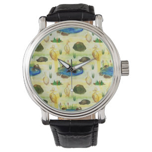 Watercolor anka armbandsur