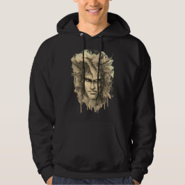 Watercolor Ansikte Hoodie