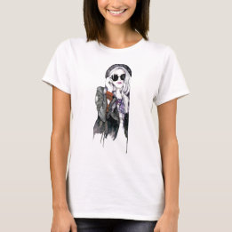 Watercolor Ansikte Makeup Artist Branding Mode T Shirt
