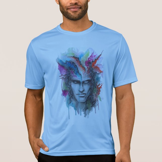 Watercolor Ansikte T-Shirt (Framsida)