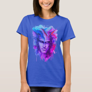 Watercolor Ansikte T-Shirt