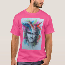 Watercolor Ansikte T-Shirt