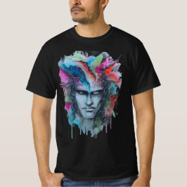 Watercolor Ansikte T-Shirt