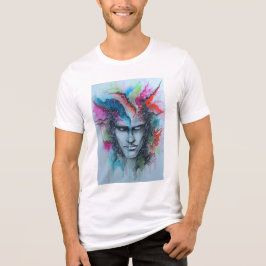 Watercolor Ansikte T-Shirt