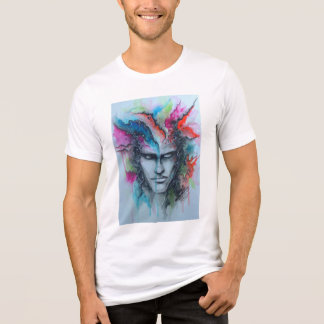 Watercolor Ansikte T-Shirt