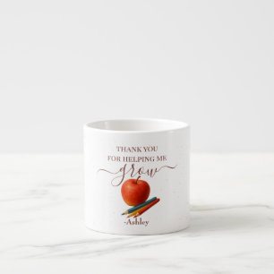 Watercolor Apple Teacher - Tack Gift Espressomugg