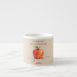 Watercolor Apple Teacher - Tack Gift Espressomugg