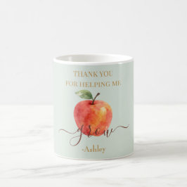 Watercolor Apple Teacher - Tack Gift Kaffemugg