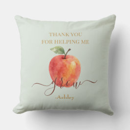 Watercolor Apple Teacher - Tack Gift Kudde